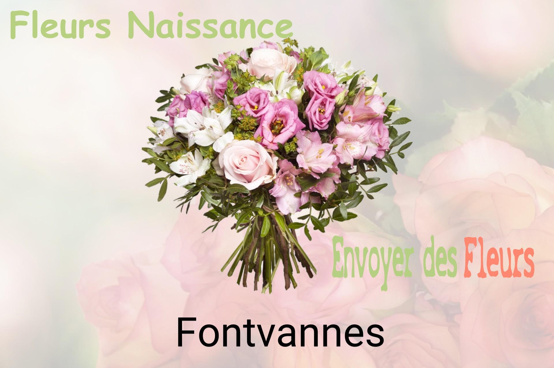 Bouquet de fleurs de naissance livré à Fontvannes