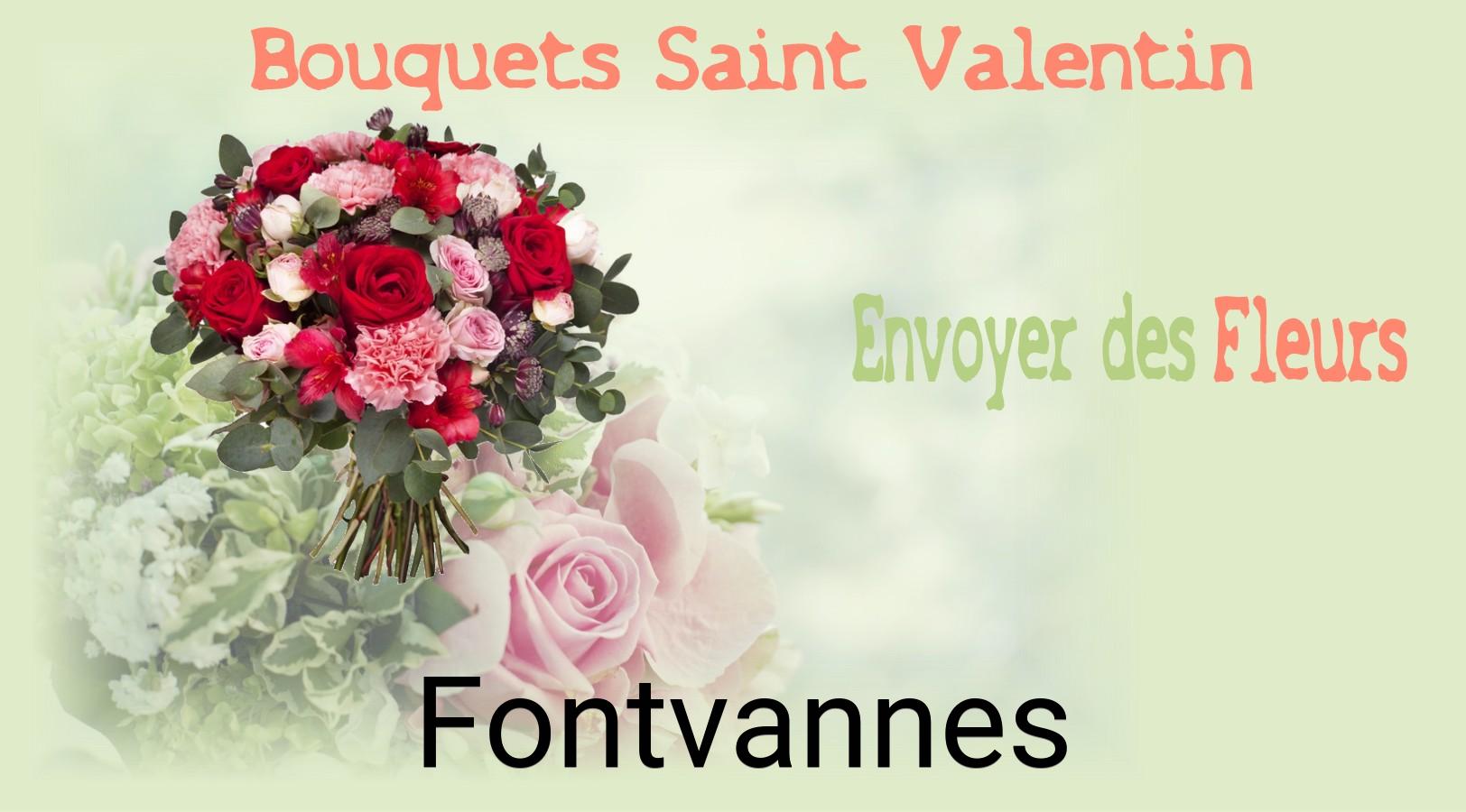 Roses de Saint-Valentin livrées à Fontvannes